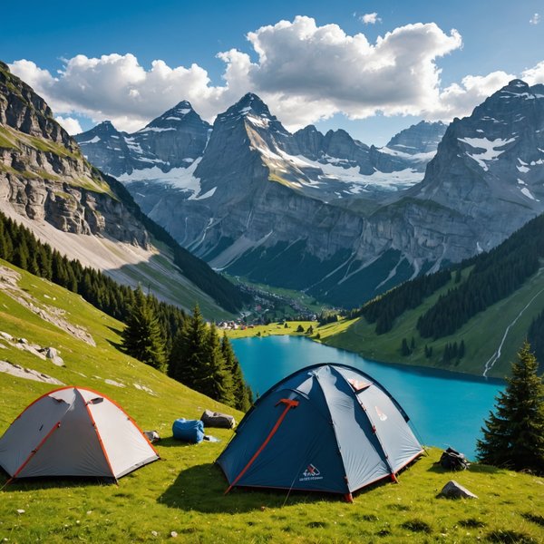 Comment organiser un camping pour une expédition de randonnée dans les Alpes suisses?
